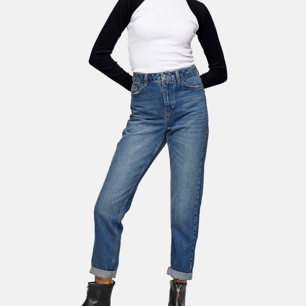 Topshop Moto Mom Jeans
